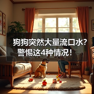 狗狗突然大量流口水原因及应对方法｜常见症状解析(图4)