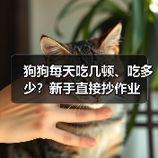 狗狗喂食频率与量指南｜新手养宠必看
