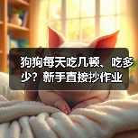 狗狗喂食频率与量指南｜新手养宠必看(图3)