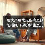 母犬产后常见疾病及预防措施(保护新生崽儿的健康,关键是关注母犬的健康)(图1) 母犬产后疾病预防与护理全攻略(图1)