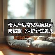 母犬产后常见疾病及预防措施(保护新生崽儿的健康,关键是关注母犬的健康)(图2) 母犬产后疾病预防与护理全攻略(图2)
