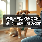 母狗产后缺钙危害与预防全攻略(图3)