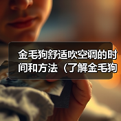 金毛狗舒适吹空调的时间和方法(了解金毛狗对空调的适应能力以及正确使用方法)(图3) 金毛狗吹空调时间与方法|科学降温全攻略(图3)