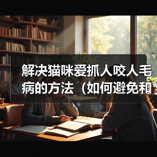 解决猫咪爱抓人咬人毛病的方法(如何避免和纠正猫咪攻击人的行为)(图4) 猫咪抓人咬人行为纠正方法|实用指南(图4)