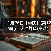 犬猫外科高阶实操班｜SUB技术与复杂手术掌握全攻略