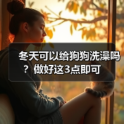 冬天可以给狗狗洗澡吗?做好这3点即可(图3) 冬天给狗狗洗澡注意事项|正确方法全攻略(图3)
