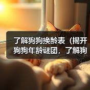 狗狗年龄换算表揭秘｜科学计算人类年龄全攻略