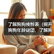 了解狗狗换龄表(揭开狗狗年龄谜团,了解狗狗年龄相当于人类年龄的关键)(图3) 狗狗年龄换算表揭秘|科学计算人类年龄全攻略(图3)