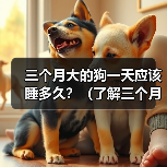 三个月大狗狗睡眠时间指南｜健康成长全攻略
