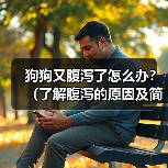 狗狗又腹泻了怎么办?(了解腹泻的原因及简单应对方法)(图2) 狗狗腹泻怎么办?原因及应对方法全攻略(图2)