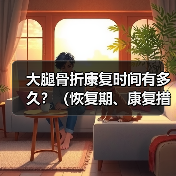 大腿骨折康复时间有多久?(恢复期、康复措施及预防)(图4) 大腿骨折恢复期与康复措施|全面指南(图4)