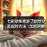 七彩幼鱼吃多了的症状及应对方法(如何判断七彩幼鱼吃多了?如何处理这种情况?)(图4) 七彩幼鱼吃多了症状与处理方法|科学喂养指南(图4)
