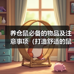 养仓鼠必备的物品及注意事项(打造舒适的鼠室,宠爱你的小宠物)(图2) 养仓鼠必备物品及注意事项|打造温馨鼠室全攻略(图2)