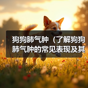 狗狗肺气肿(了解狗狗肺气肿的常见表现及其处理方法)(图3) 狗狗肺气肿全攻略(图3)