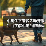 小狗生下来多久睁开眼?(了解小狗的眼睛成长周期)(图3) 小狗生下来多久睁开眼全攻略(图3)