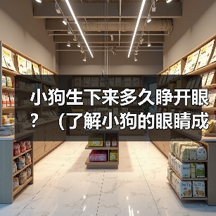 小狗生下来多久睁开眼?(了解小狗的眼睛成长周期)(图2) 小狗生下来多久睁开眼全攻略(图2)