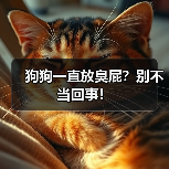 狗狗一直放臭屁?别不当回事!(图2) 狗狗放臭屁多怎么办全攻略(图2)