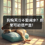 狗狗天冷不爱喝水后果严重全攻略(图4)