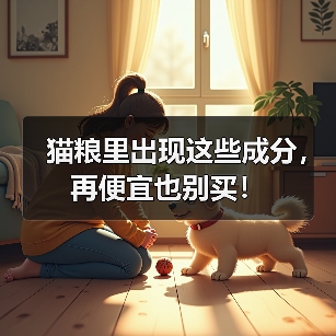猫粮里出现这些成分，再便宜也别买！｜避雷指南