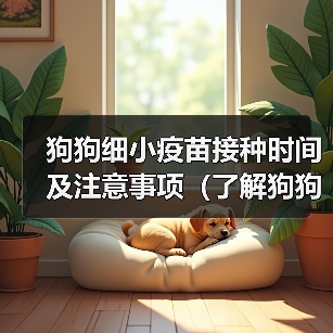 狗狗细小疫苗接种时间及注意事项(了解狗狗细小疫苗接种的最佳时机及防护措施)(图3) 狗狗细小疫苗接种时间及注意事项全攻略(图3)