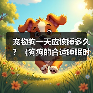 宠物狗一天应睡多久全攻略