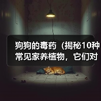 狗狗的毒药(揭秘10种常见家养植物,它们对狗狗的毒性有多大?)(图3) 狗狗的毒药:揭秘10种常见家养植物毒性全攻略(图3)