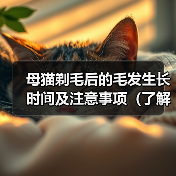 母猫剃毛后的毛发生长时间及注意事项(了解猫咪剃毛后毛发生长周期,让你的毛球宝贝恢复美丽)(图3) 母猫剃毛后毛发生长周期及注意事项全攻略(图3)