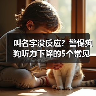 叫名字没反应警惕狗狗听力下降5表现全攻略