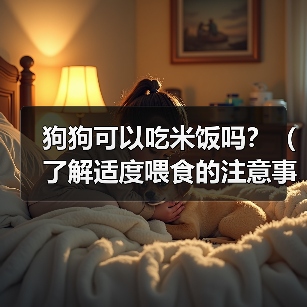 狗狗可以吃米饭吗?(了解适度喂食的注意事项和禁忌)(图3) 狗狗可以吃米饭吗全攻略(图3)