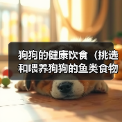 狗狗的健康饮食(挑选和喂养狗狗的鱼类食物的关键事项)(图2) 狗狗健康饮食鱼类挑选喂养关键事项全攻略(图2)