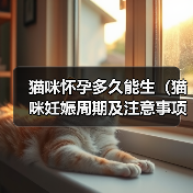 猫咪怀孕多久能生(猫咪妊娠周期及注意事项)(图4) 猫咪怀孕周期及注意事项全攻略(图4)