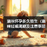猫咪怀孕周期及注意事项全攻略