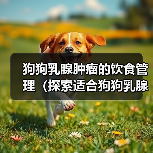 狗狗乳腺肿瘤饮食管理全攻略(图3)
