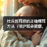 杜宾剪耳后绑耳方法全攻略