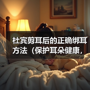 杜宾剪耳后的正确绑耳方法(保护耳朵健康,让宠物更迷人)(图4) 杜宾剪耳后绑耳方法全攻略(图4)