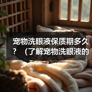 宠物洗眼液保质期及使用注意事项全攻略(图2)