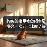 狗狗的指甲修剪频率是多久一次?(让你了解如何确定狗狗的指甲修剪时间)(图3) 狗狗指甲修剪频率全攻略(图3)