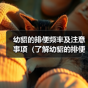 幼貂的排便频率及注意事项(了解幼貂的排便习惯,让它们健康快乐成长)(图2) 幼貂排便频率及注意事项全攻略(图2)