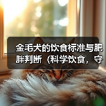 金毛犬饮食标准与肥胖判断全攻略