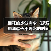 猫咪的水分需求(探索猫咪最长不喝水的时间和对健康的影响)(图3) 猫咪水分需求全攻略(图3)