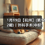 1月19日【杭州】(第122期)丨外科手术(中阶)实战班,2人/组提供一猫一狗,实操超多!(图2) 外科手术实战班全攻略(图2)
