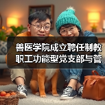 兽医学院聘任制教职工功能型党支部管理委员会成立仪式