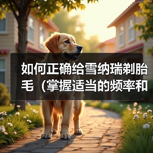 如何正确给雪纳瑞剃胎毛(掌握适当的频率和方法,让你的雪纳瑞毛发保持健康亮丽)(图4) 雪纳瑞剃胎毛全攻略(图4)
