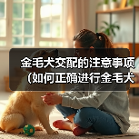 金毛犬交配的注意事项(如何正确进行金毛犬的交配)(图2) 金毛犬交配注意事项全攻略(图2)