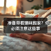 准备带着猫咪搬家?你必须注意这些事(图4) 猫咪搬家必备攻略|抗应激反应实用指南(图4)