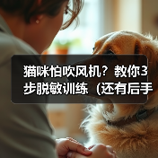 猫咪怕吹风机?教你3步脱敏训练(还有后手!)(图3) 猫咪怕吹风机?3步脱敏训练全攻略(图3)