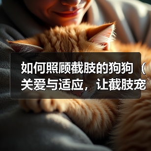 照顾截肢狗狗全攻略