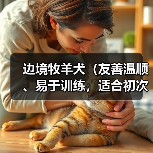 边境牧羊犬(友善温顺、易于训练,适合初次养犬者)(图2) 边境牧羊犬新手养犬指南|性格训练全攻略(图2)