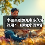 小佩牵引绳充电指南全攻略(图3)