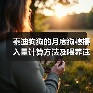 泰迪狗狗月度狗粮摄入量计算及喂养注意事项全攻略
